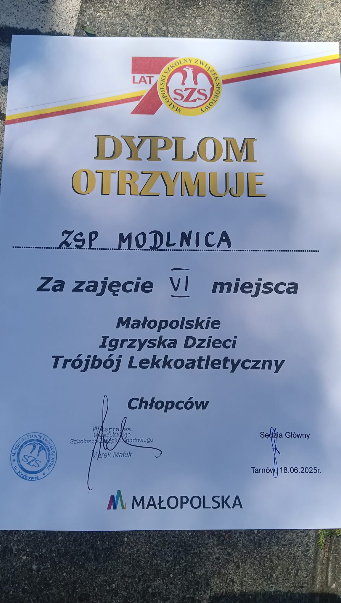 Osiągnięcia lekktoatletyczne