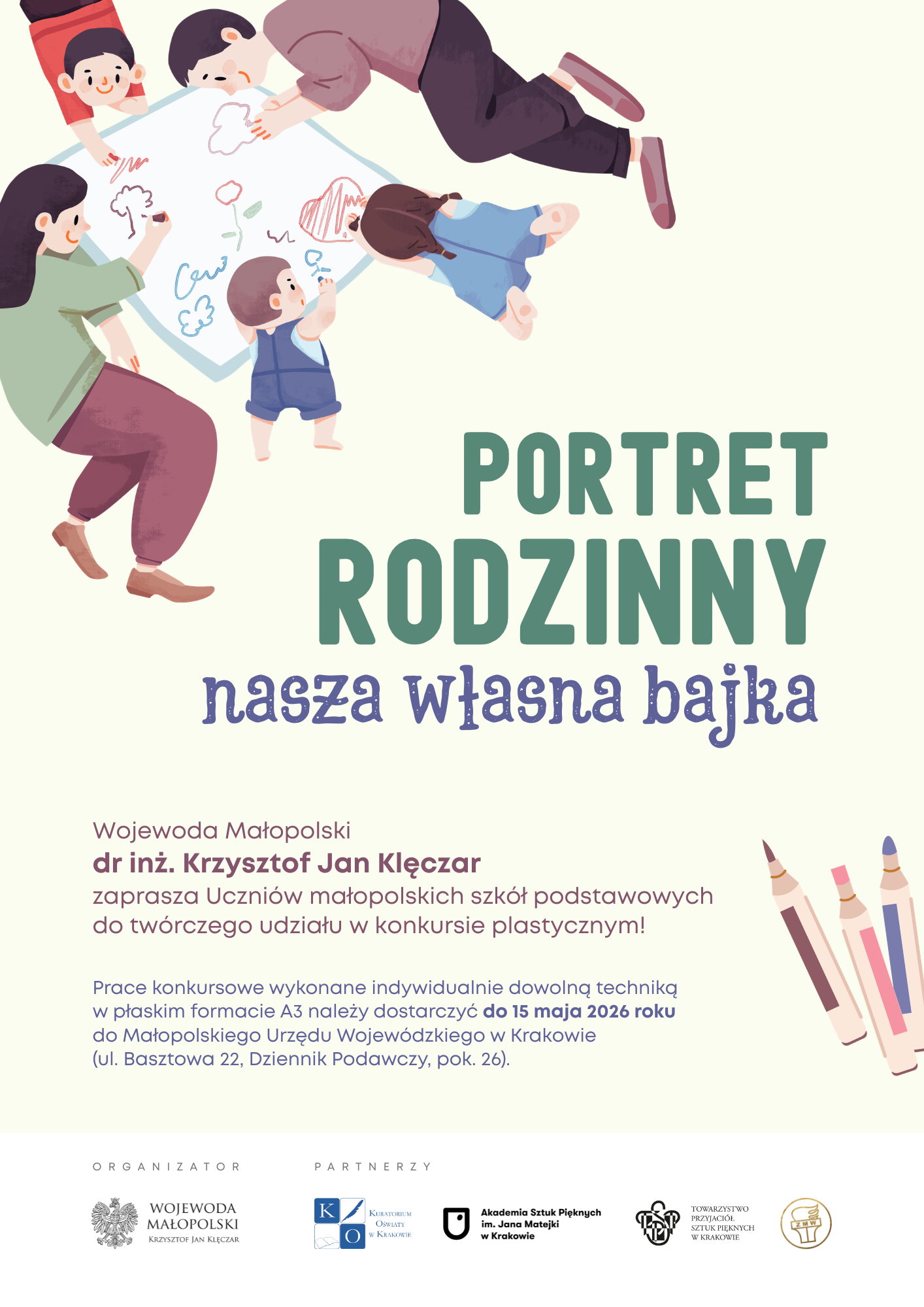 Konkurs plastyczny „Portret rodzinny – nasza własna bajka” 