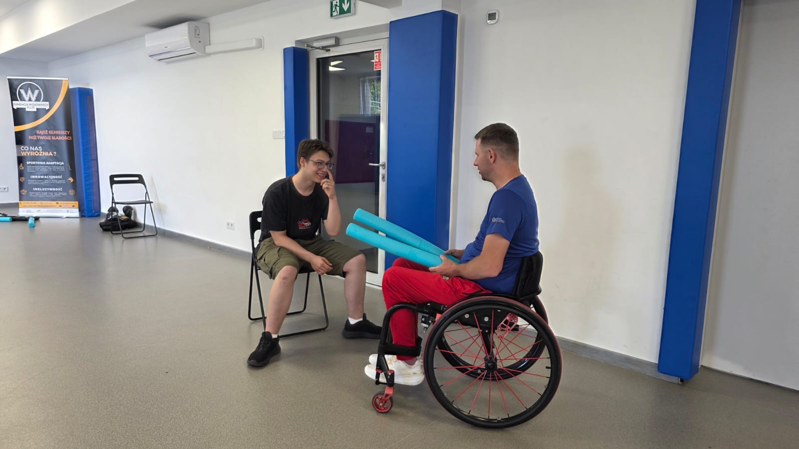 „Sport bez barier” – spotkanie z Łukaszem Kosiarą