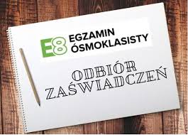 Odbiór zaświadczeń o wynikach egzaminów