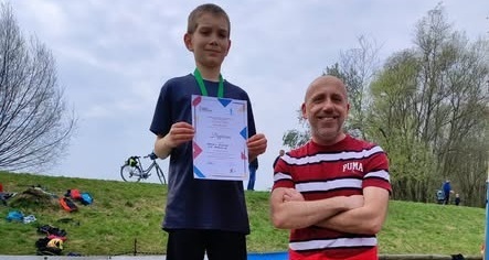 Sukcesy w powiatowych zawodach w biegach przełajowych